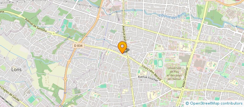 localisation de l'entreprise MONSIEUR JEAN HACKEL  BILLERE