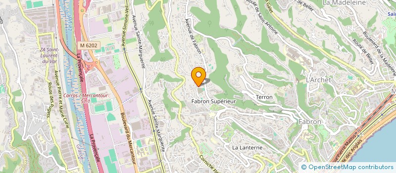 localisation de l'entreprise MONSIEUR JEAN HADDAD  NICE