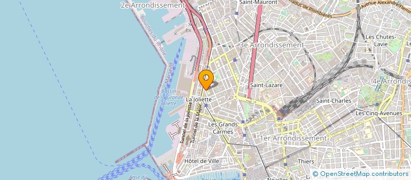 localisation de l'entreprise MONSIEUR JEAN HADJADJE à MARSEILLE