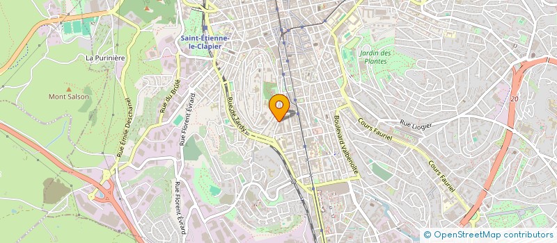 localisation de l'entreprise MONSIEUR JEAN HAFNER  SAINT-ETIENNE