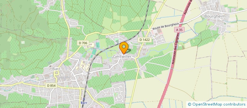 localisation de l'entreprise MONSIEUR JEAN HAIST  GERTWILLER