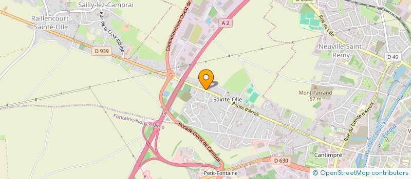 localisation de l'entreprise MONSIEUR JEAN HALAT à RAILLENCOURT-SAINTE-OLLE