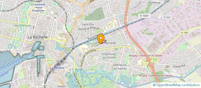 localisation de l'entreprise MONSIEUR JEAN HALEGOI  LA ROCHELLE