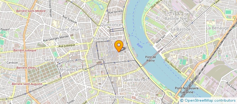 localisation de l'entreprise MONSIEUR JEAN HALLADJIAN  BORDEAUX