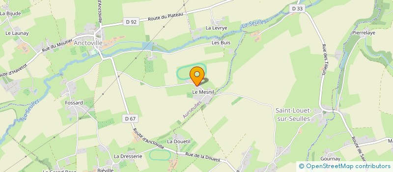 localisation de l'entreprise MONSIEUR JEAN HALLAIS à AURSEULLES
