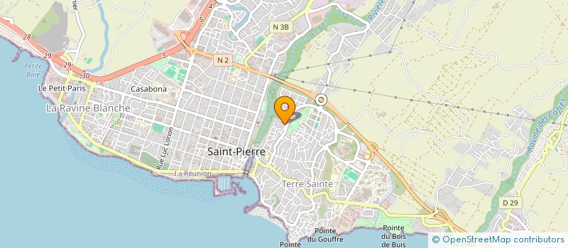 localisation de l'entreprise MONSIEUR JEAN HALLET à SAINT-PIERRE