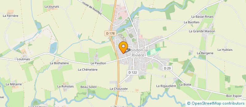 localisation de l'entreprise MONSIEUR JEAN HALLET  MOISDON-LA-RIVIERE