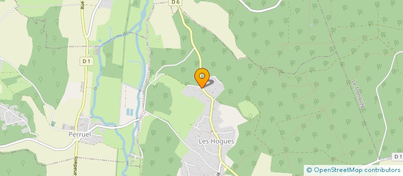 localisation de l'entreprise MONSIEUR JEAN HALLOT à LES HOGUES