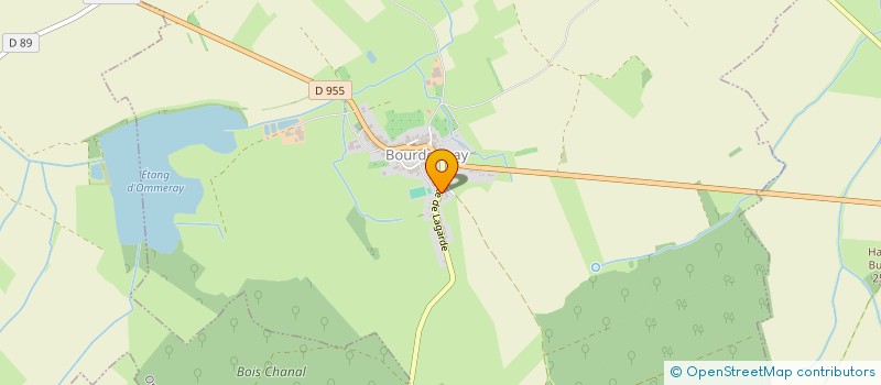 localisation de l'entreprise MONSIEUR JEAN HAMANT  BOURDONNAY