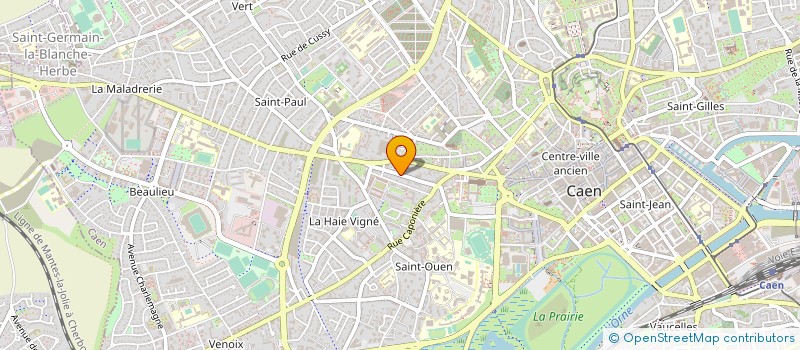 localisation de l'entreprise MONSIEUR JEAN HAMELIN à CAEN