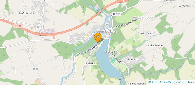 localisation de l'entreprise MONSIEUR JEAN HAMON à JUGON-LES-LACS