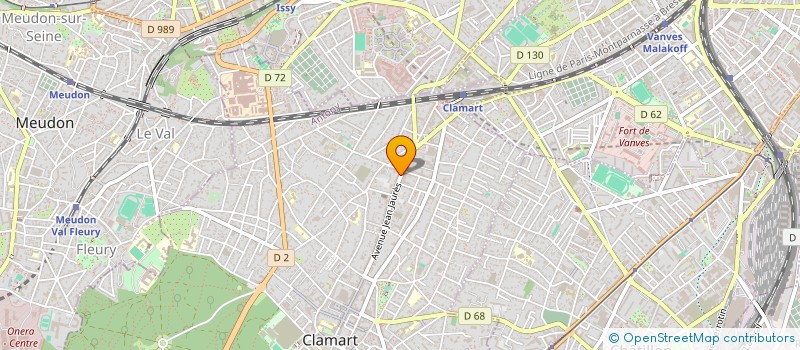 localisation de l'entreprise MONSIEUR JEAN HAMON à CLAMART