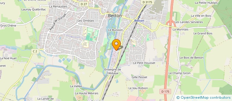 localisation de l'entreprise MONSIEUR JEAN HAMON à BETTON