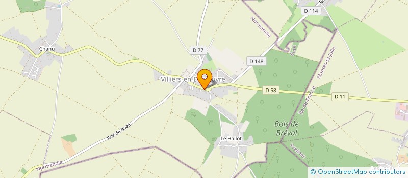 localisation de l'entreprise MONSIEUR JEAN HAMON  VILLIERS-EN-DESUVRE