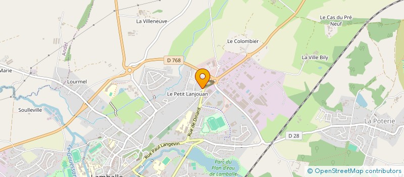 localisation de l'entreprise MONSIEUR JEAN HAMON  LAMBALLE-ARMOR