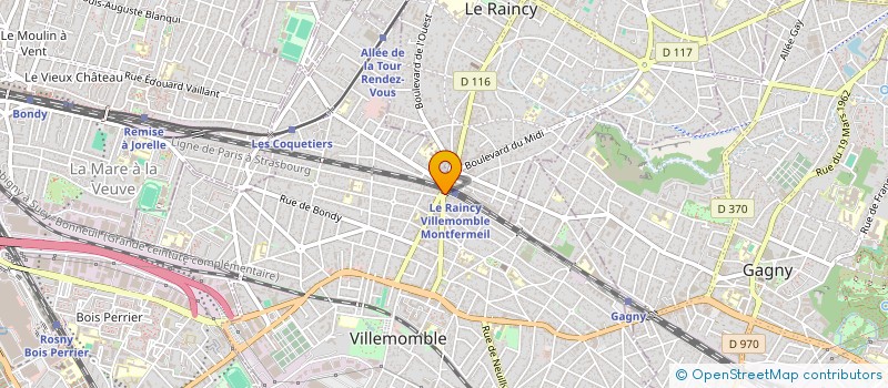 localisation de l'entreprise MONSIEUR JEAN HANDJIAN à VILLEMOMBLE