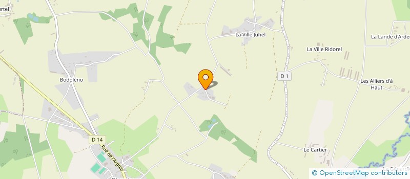 localisation de l'entreprise MONSIEUR JEAN HAREL  LE CAMBOUT