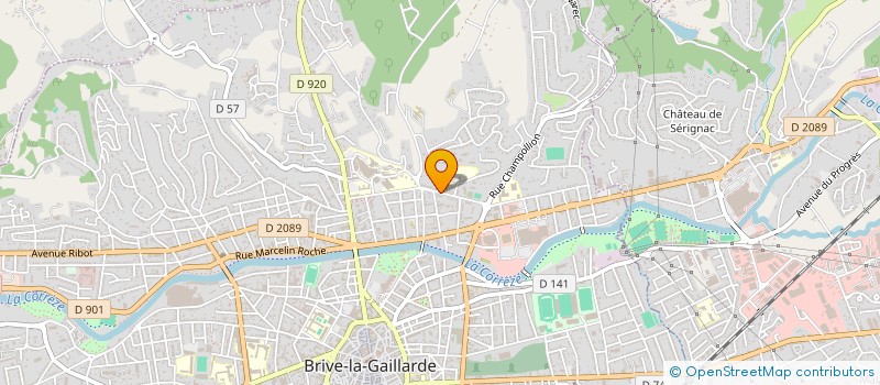 localisation de l'entreprise MONSIEUR JEAN HARPY à BRIVE-LA-GAILLARDE