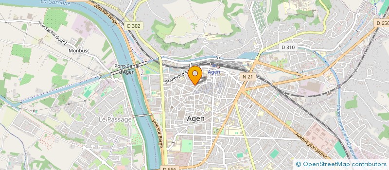 localisation de l'entreprise MONSIEUR JEAN HARSON à AGEN