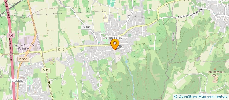 localisation de l'entreprise MONSIEUR JEAN HARTLEYB  CHASSELAY