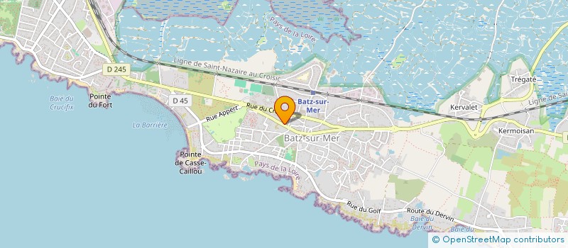 localisation de l'entreprise MONSIEUR JEAN HASPOT à BATZ-SUR-MER