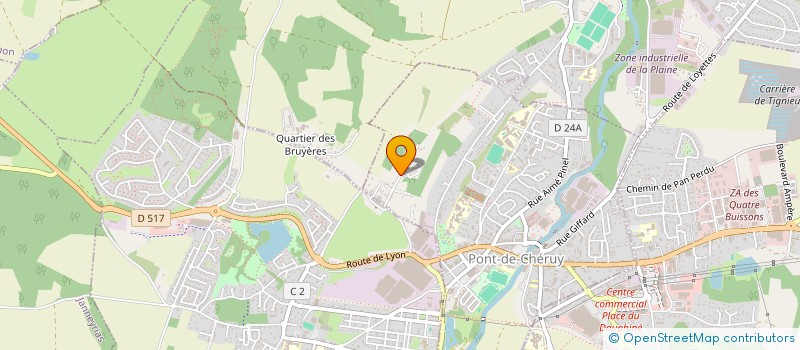 localisation de l'entreprise MONSIEUR JEAN HASSOMERIS  PONT-DE-CHERUY