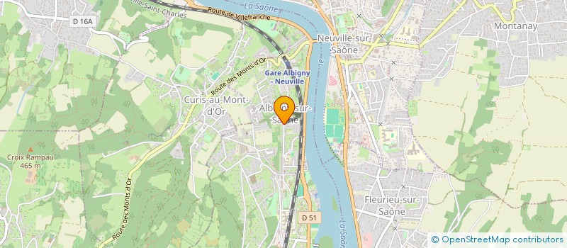 localisation de l'entreprise MONSIEUR JEAN HATTE  ALBIGNY-SUR-SAONE