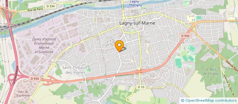 localisation de l'entreprise MONSIEUR JEAN HAUDUROY à LAGNY-SUR-MARNE