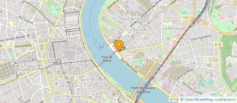 localisation de l'entreprise MONSIEUR JEAN HAUGUEL à BORDEAUX