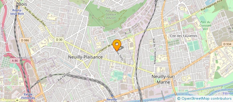 localisation de l'entreprise MONSIEUR JEAN HAUTCOEUR à NEUILLY-PLAISANCE
