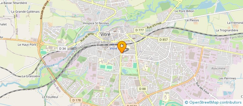 localisation de l'entreprise MONSIEUR JEAN HAVARD  VITRE