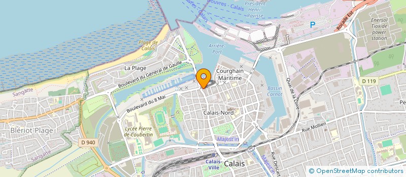 localisation de l'entreprise MONSIEUR JEAN HAVETZ  CALAIS