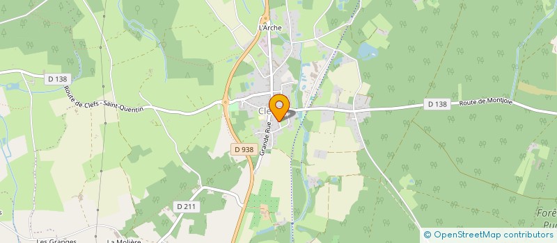 localisation de l'entreprise MONSIEUR JEAN HAXAIRE  BAUGE-EN-ANJOU