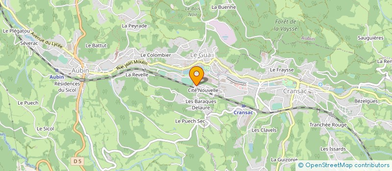 localisation de l'entreprise MONSIEUR JEAN HAYE  AUBIN