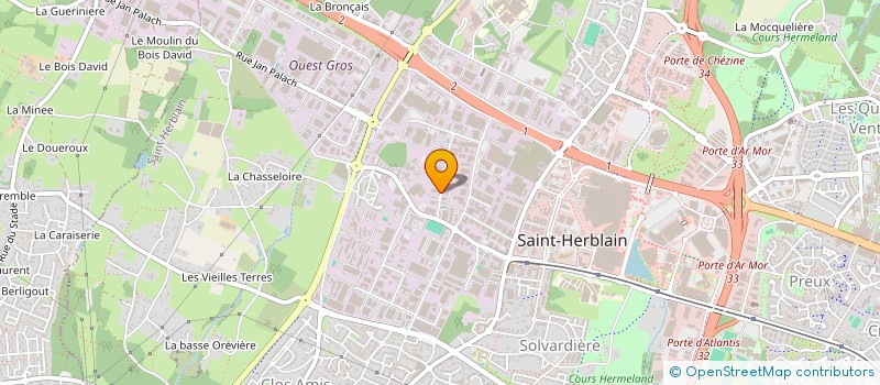 localisation de l'entreprise MONSIEUR JEAN HEAS  SAINT-HERBLAIN