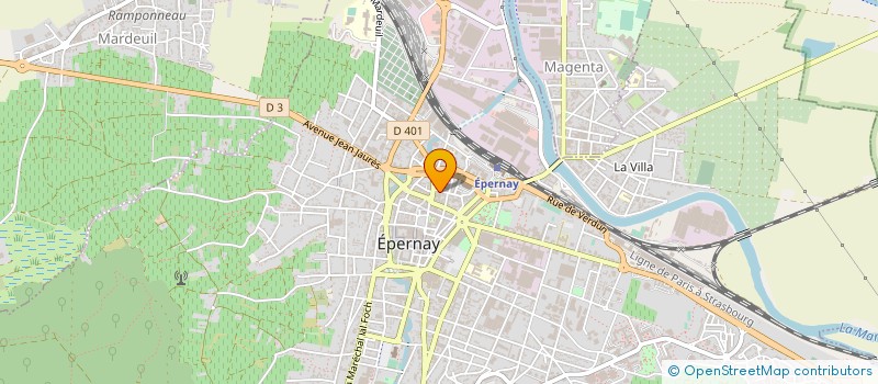 localisation de l'entreprise MONSIEUR JEAN HEBERT à EPERNAY