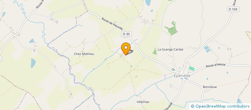 localisation de l'entreprise MONSIEUR JEAN HEGRON à EPENEDE