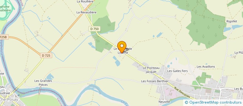 localisation de l'entreprise MONSIEUR JEAN HEIN  YZEURES-SUR-CREUSE