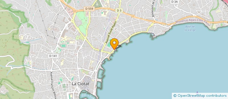 localisation de l'entreprise MONSIEUR JEAN HEKIMIAN  LA CIOTAT