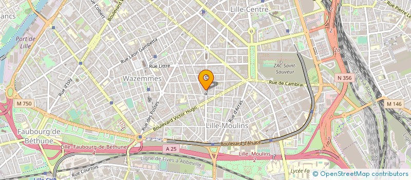 localisation de l'entreprise MONSIEUR JEAN HELEWAUT à LILLE