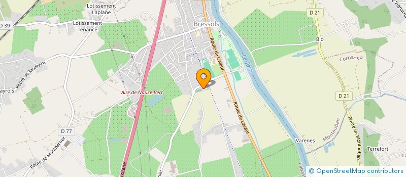 localisation de l'entreprise MONSIEUR JEAN HELFRID  BRESSOLS