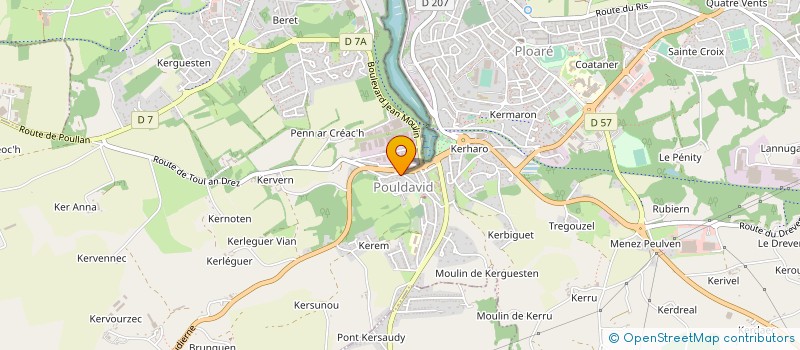 localisation de l'entreprise MONSIEUR JEAN HELIAS à DOUARNENEZ