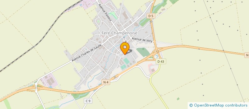 localisation de l'entreprise MONSIEUR JEAN HELIUS à FERE-CHAMPENOISE