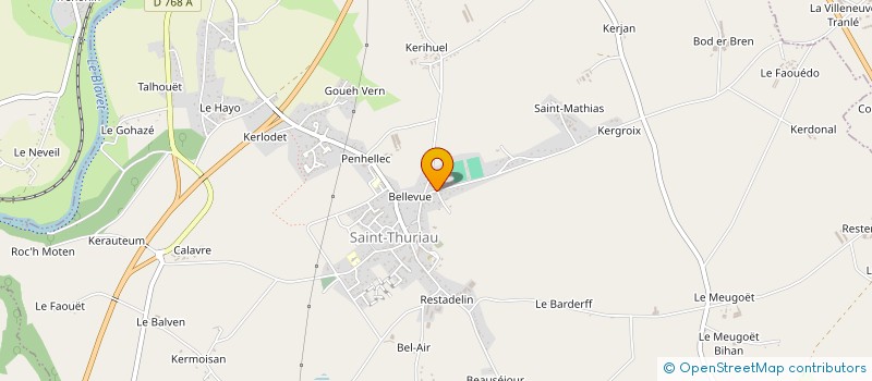 localisation de l'entreprise MONSIEUR JEAN HELLEC à SAINT-THURIAU