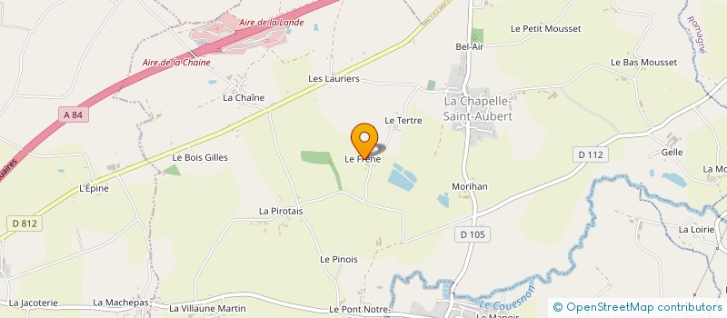 localisation de l'entreprise MONSIEUR JEAN HELLEU  RIVES-DU-COUESNON