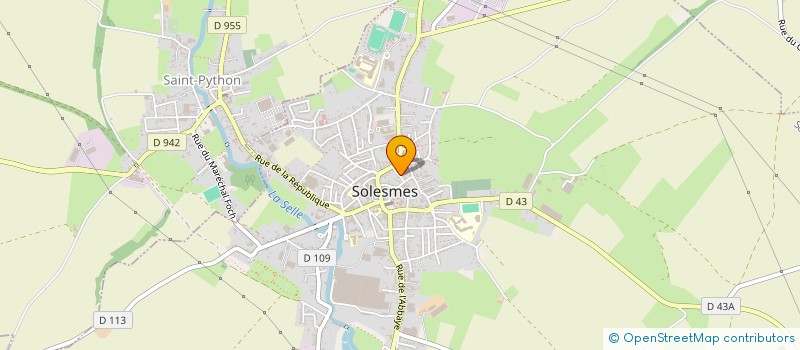 localisation de l'entreprise MONSIEUR JEAN HELOIR à SOLESMES