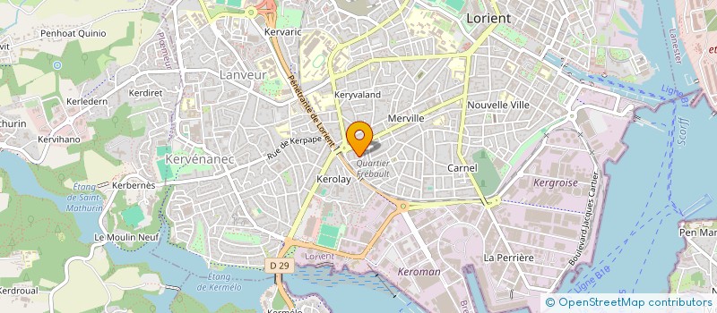 localisation de l'entreprise MONSIEUR JEAN HELOU  LORIENT