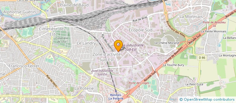 localisation de l'entreprise MONSIEUR JEAN HELOUET à RENNES