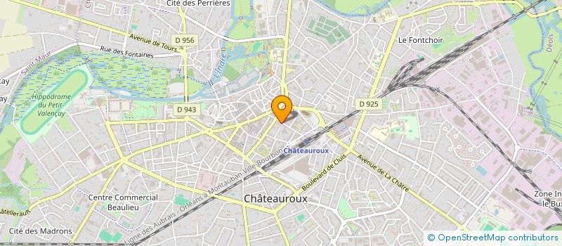 localisation de l'entreprise MONSIEUR JEAN HEMERY à CHATEAUROUX