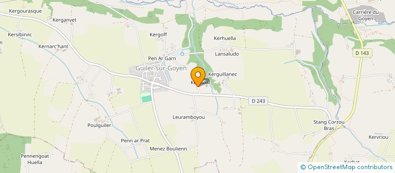 localisation de l'entreprise MONSIEUR JEAN HENAFF à GUILER-SUR-GOYEN